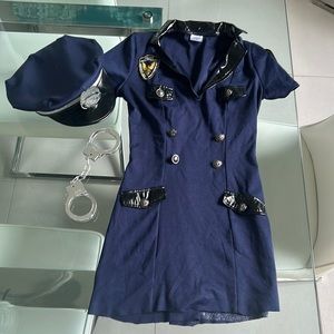 Halloween costume police uniform